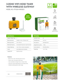 2-ZONE WIFI HOSE TIMER  WITH WIRELESS GATEWAY